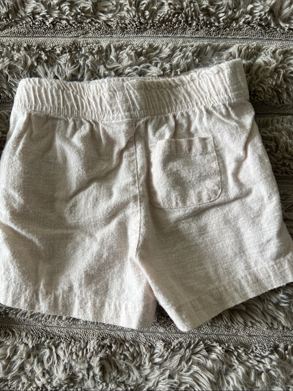WILT Cream Short-Sleeve Button Shirt & Drawstring Shorts Set - Picture 5 of 7